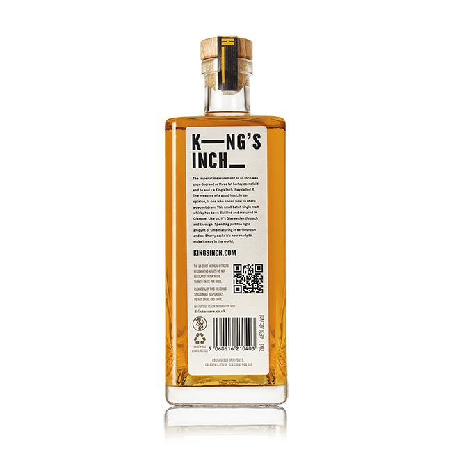 King's Inch Glasgow Single Malt Whisky 70cl