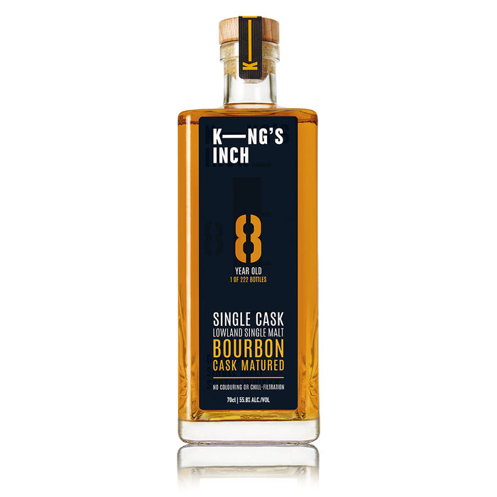 Kings Inch 8 Year Old Single Bourbon Cask 70cl