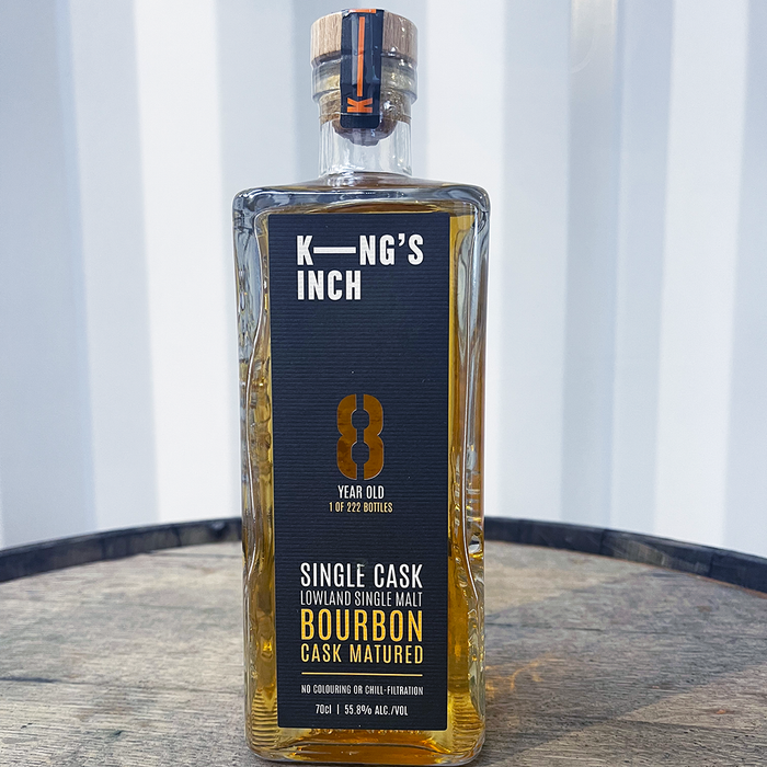 Kings Inch 8 Year Old Single Bourbon Cask 70cl